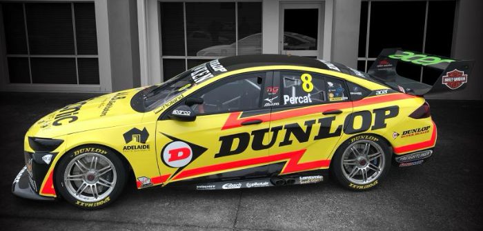 Dunlop Racing livery on Brad Jones Racing Holden in Townsville