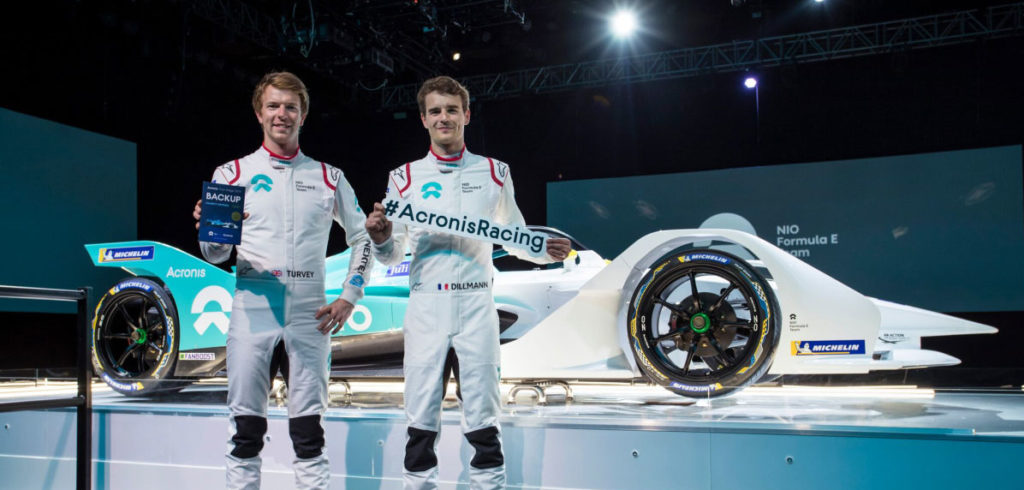 Acronis confirmed as official partner to Nio Formula E