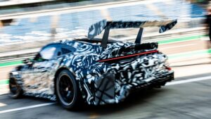 Porsche develops 911 Cup race car for 2026 season.