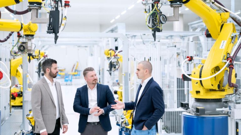 Left to right: Mate Rimac, Nurdin Pitarević and Marko Brkljačić.